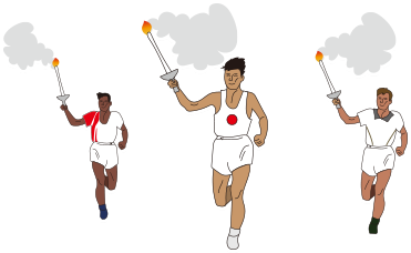 聖火ランナー